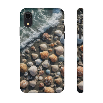 She Sells Sea Shells Phone Case for iPhone 8–16 Pro Max, Pixel 5–8 Pro, Galaxy S10–S24 Ultra - Designed by Thalia