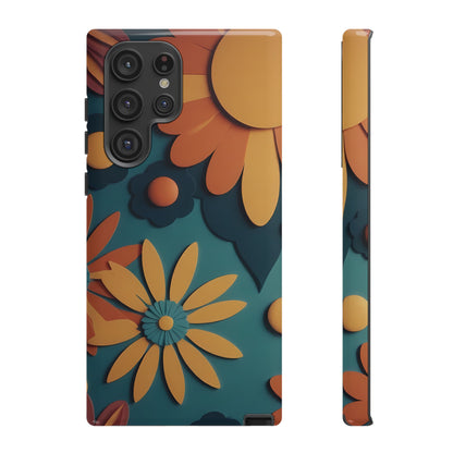 70s Retro Phone Case for iPhone 8–16 Pro Max, Pixel 5–8 Pro, Galaxy S10–S24 Ultra - Designed by Thalia