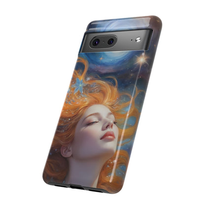 Celestial Dreams Custom Phone Case for Google Pixel 8 Pro, Pixel 8, Pixel 7, Pixel 6 Pro, Pixel 6, Pixel 5 5G - Designed by Thalia