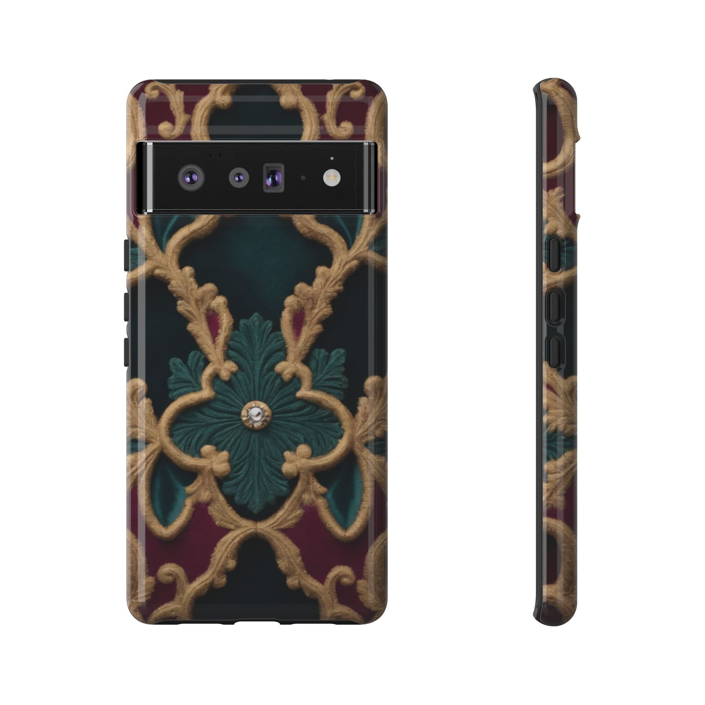 Velvet Luxe Phone Case for iPhone 8–16 Pro Max, Pixel 5–8 Pro, Galaxy S10–S24 Ultra - Designed by Thalia