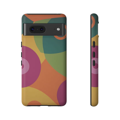 60s Retro Custom Phone Case for Google Pixel 8 Pro, Pixel 8, Pixel 7, Pixel 6 Pro, Pixel 6, Pixel 5 5G - Designed by Thalia