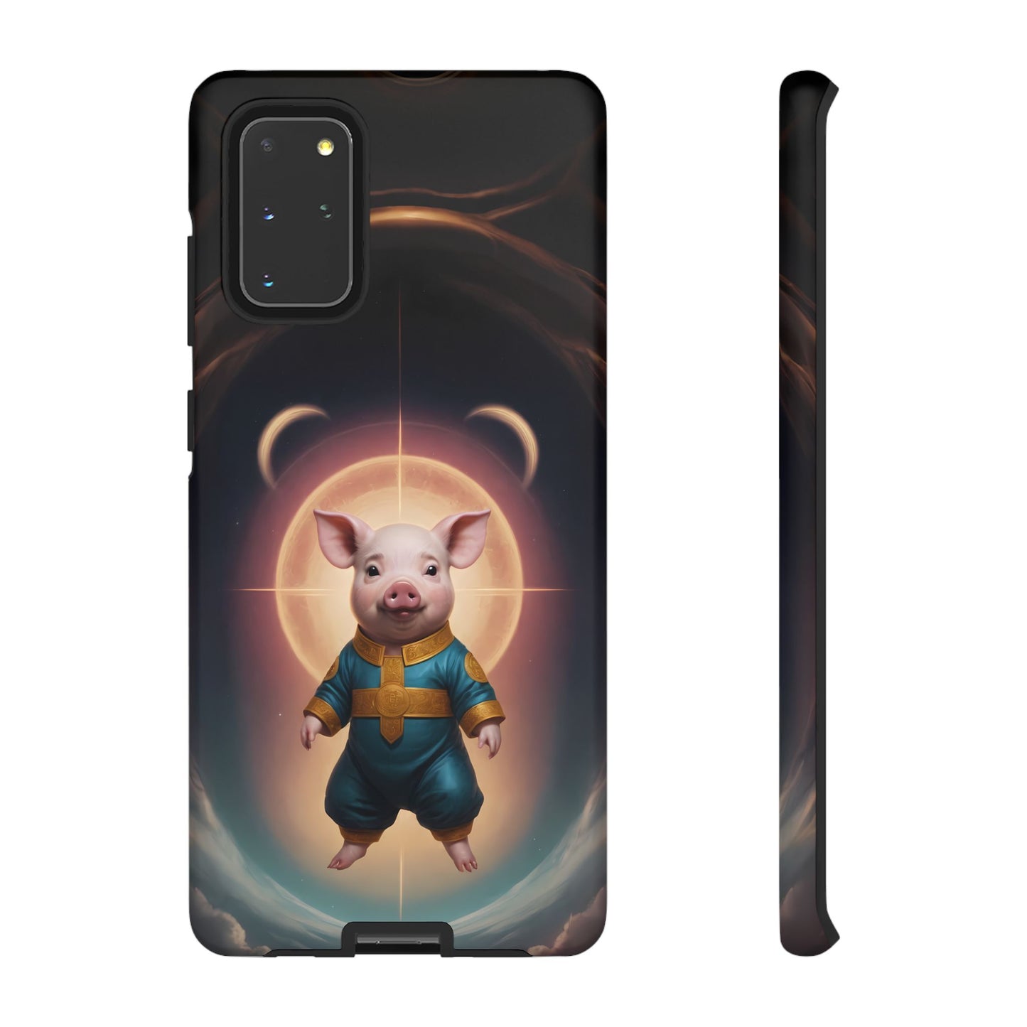 Chinese Zodiac Pig Custom Phone Case for iPhone 8–16 Pro Max, Pixel 5–8 Pro, Galaxy S10–S24 Ultra - Designed by Thalia