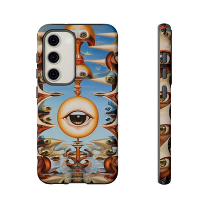 Surreal Suspect Phone Case for iPhone 8–16 Pro Max, Pixel 5–8 Pro, Galaxy S10–S24 Ultra - Designed by Thalia