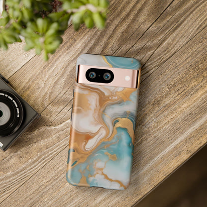 Marble Hues Phone Case for iPhone 8–16 Pro Max, Pixel 5–8 Pro, Galaxy S10–S24 Ultra - Designed by Thalia