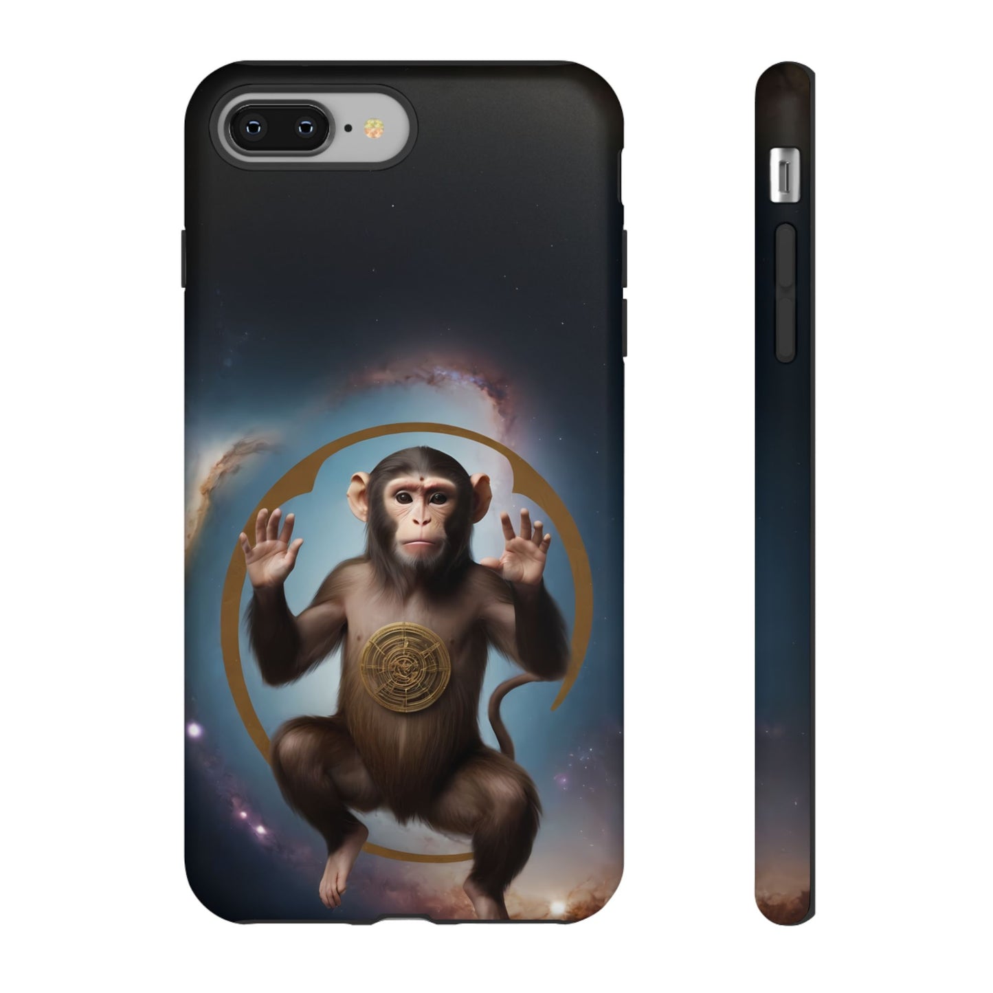 Chinese Zodiac Monkey Phone Case for iPhone 8–16 Pro Max, iPhone 8 Plus–13 Mini, iPhone XS–XS Max, iPhone 11–14 Pro Max - Designed by Thalia