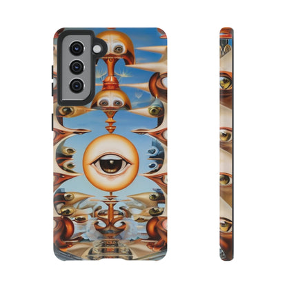 Surreal Suspect Phone Case for iPhone 8–16 Pro Max, Pixel 5–8 Pro, Galaxy S10–S24 Ultra - Designed by Thalia