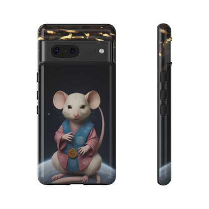 Chinese Zodiac Rat Phone Case for Google Pixel 8 Pro, Pixel 8, Pixel 7, Pixel 6 Pro, Pixel 6, Pixel 5 5G - Designed by Thalia