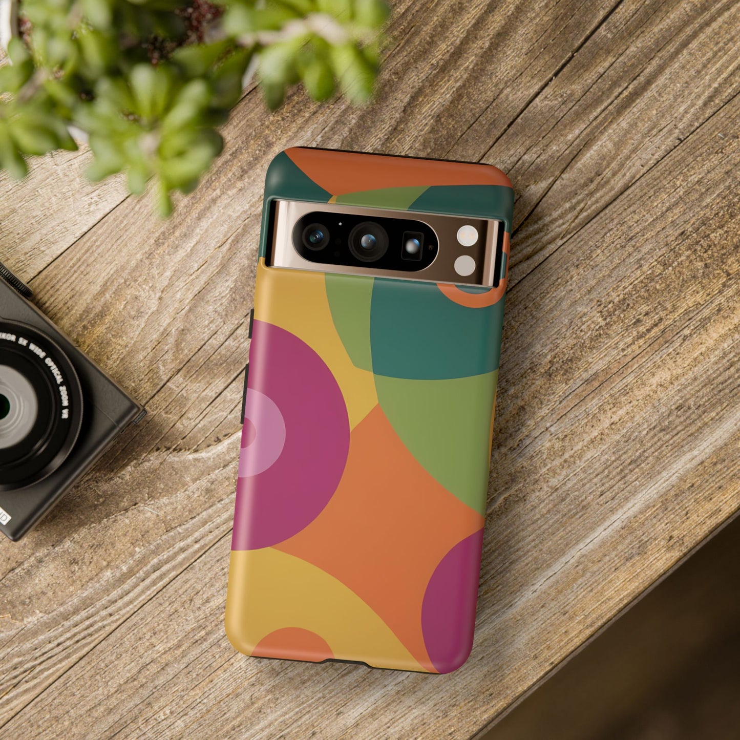 60s Retro Custom Phone Case for Google Pixel 8 Pro, Pixel 8, Pixel 7, Pixel 6 Pro, Pixel 6, Pixel 5 5G - Designed by Thalia