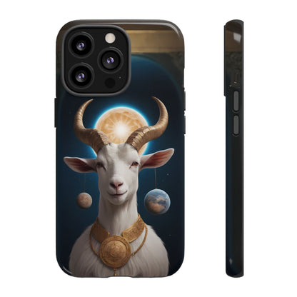 Chinese Zodiac Goat Phone Case for iPhone 8–16 Pro Max, iPhone 8 Plus–13 Mini, iPhone XS–XS Max, iPhone 11–14 Pro Max - Designed by Thalia