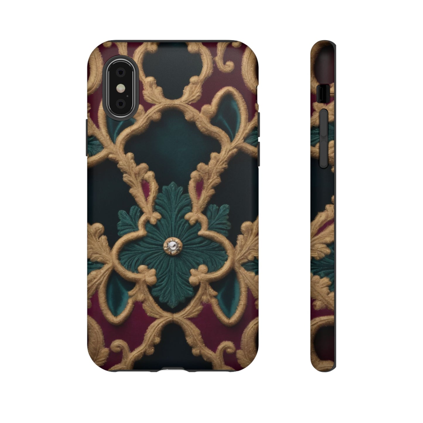 Velvet Luxe Phone Case for iPhone 8–16 Pro Max, iPhone 8 Plus–13 Mini, iPhone XS–XS Max, iPhone 11–14 Pro Max - Designed by Thalia