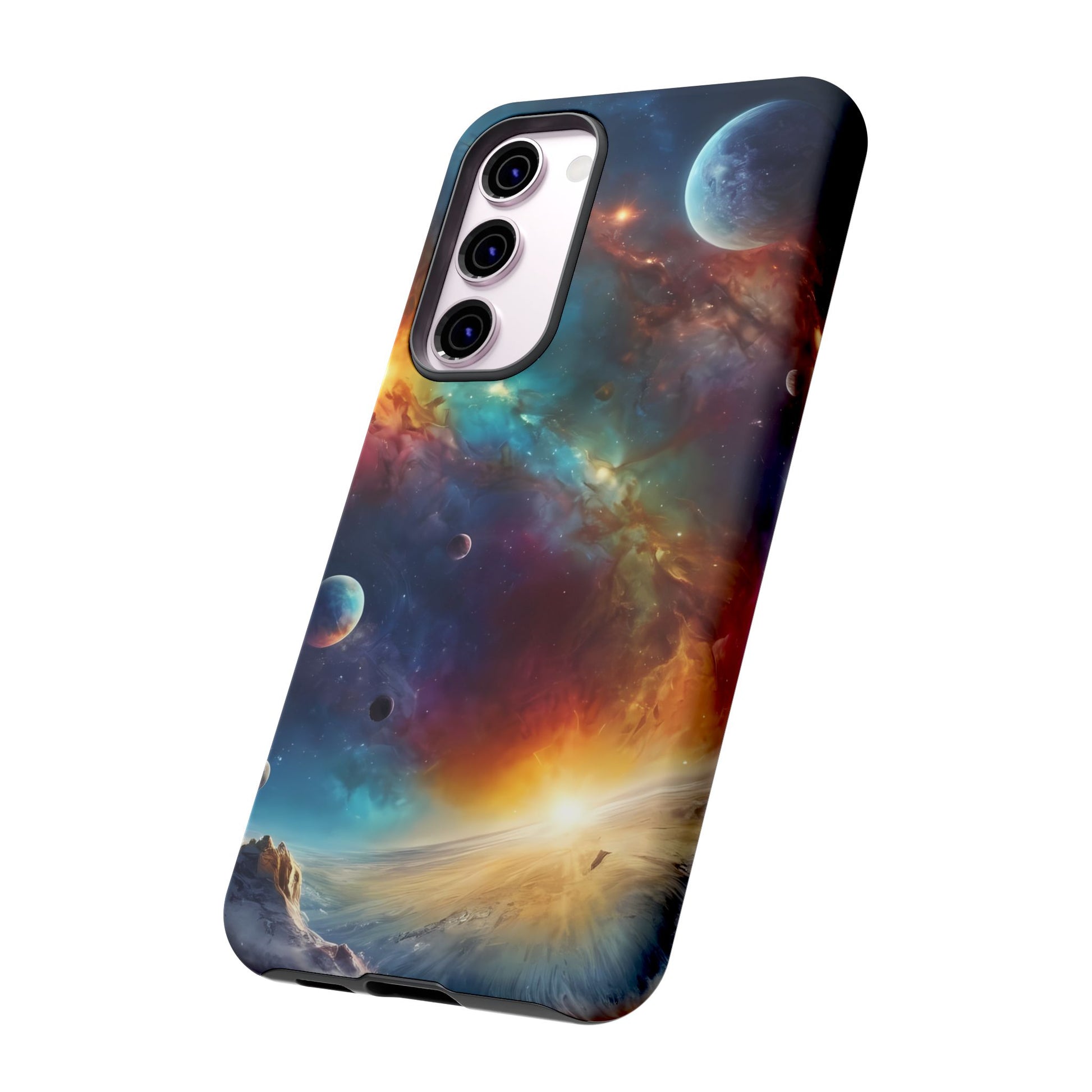 Cosmic Voyage Phone Case for iPhone 8–16 Pro Max, Pixel 5–8 Pro, Galaxy S10–S24 Ultra - Designed by Thalia