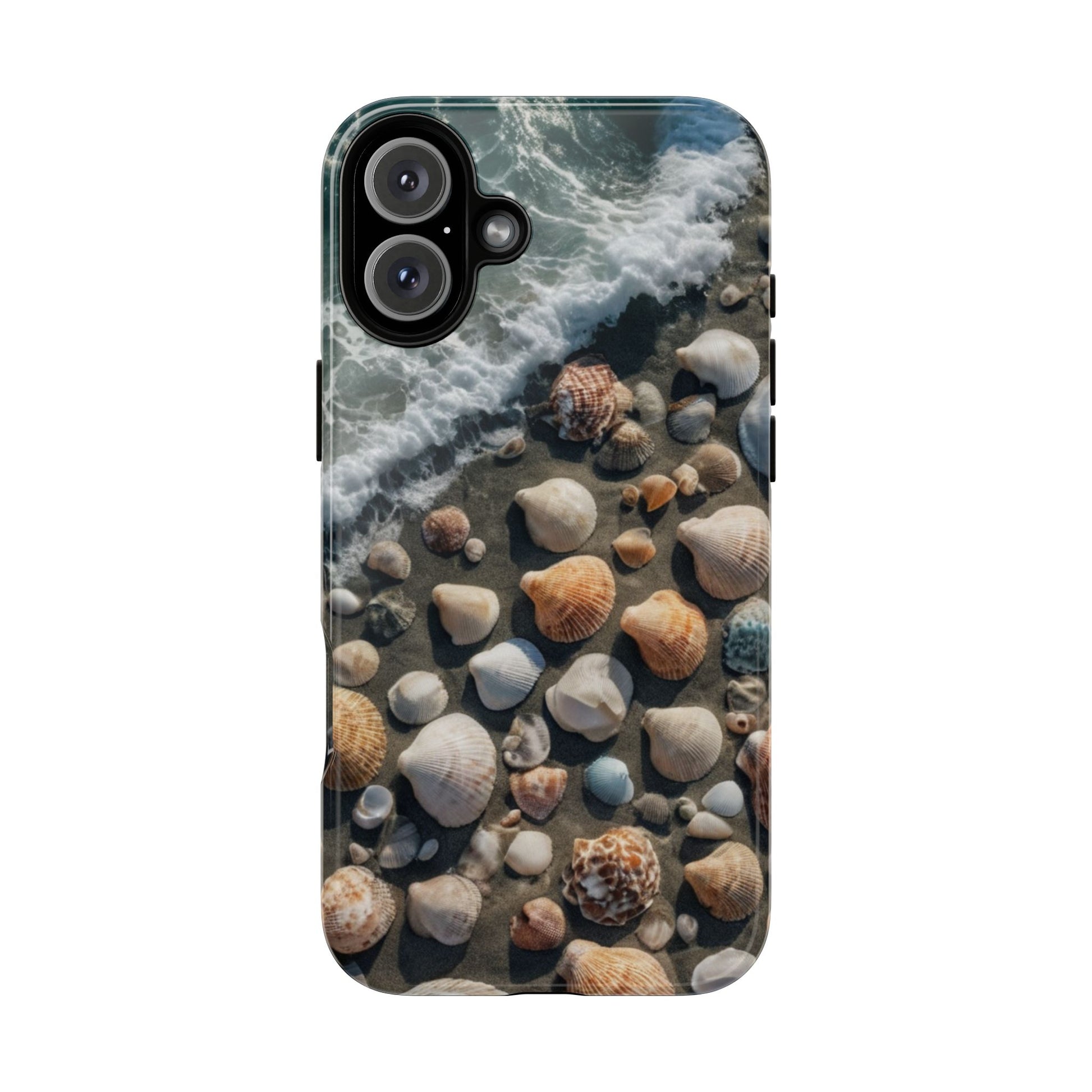 She Sells Sea Shells Phone Case for iPhone 8–16 Pro Max, Pixel 5–8 Pro, Galaxy S10–S24 Ultra - Designed by Thalia