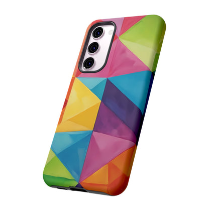 Geometric Play Phone Case for iPhone 8–16 Pro Max, Pixel 5–8 Pro, Galaxy S10–S24 Ultra - Designed by Thalia