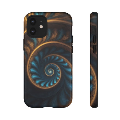 3D Fractal Custom Phone Case for iPhone 8–16 Pro Max, iPhone 8 Plus–13 Mini, XS, XR, X, 11–14 Pro Max - Designed by Thalia