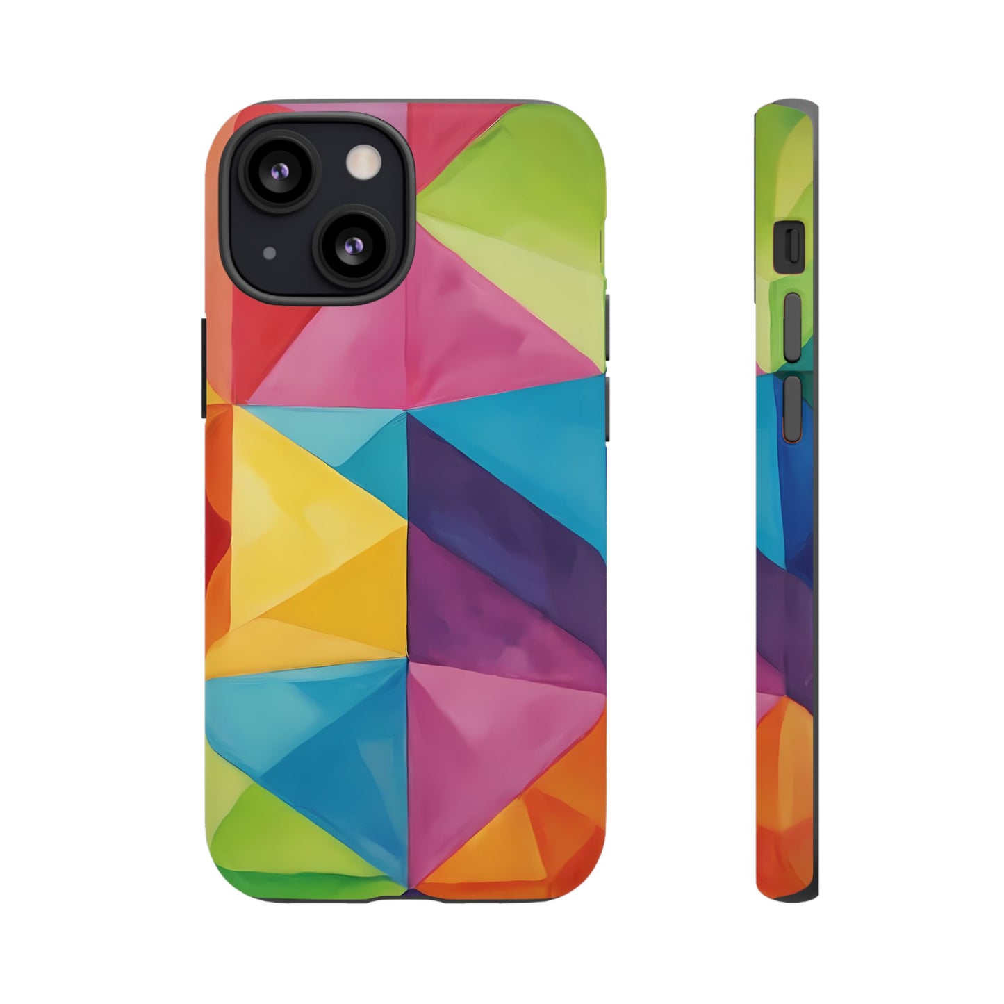 Geometric Play Phone Case for iPhone 8–16 Pro Max, Pixel 5–8 Pro, Galaxy S10–S24 Ultra - Designed by Thalia