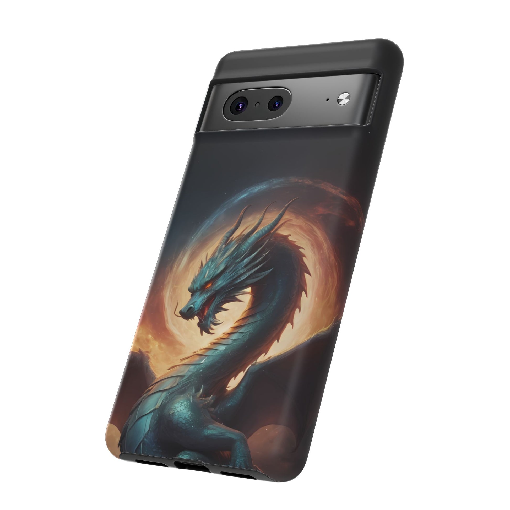 Chinese Zodiac Dragon Phone Case for iPhone 8–16 Pro Max, Pixel 5–8 Pro, Galaxy S10–S24 Ultra - Designed by Thalia