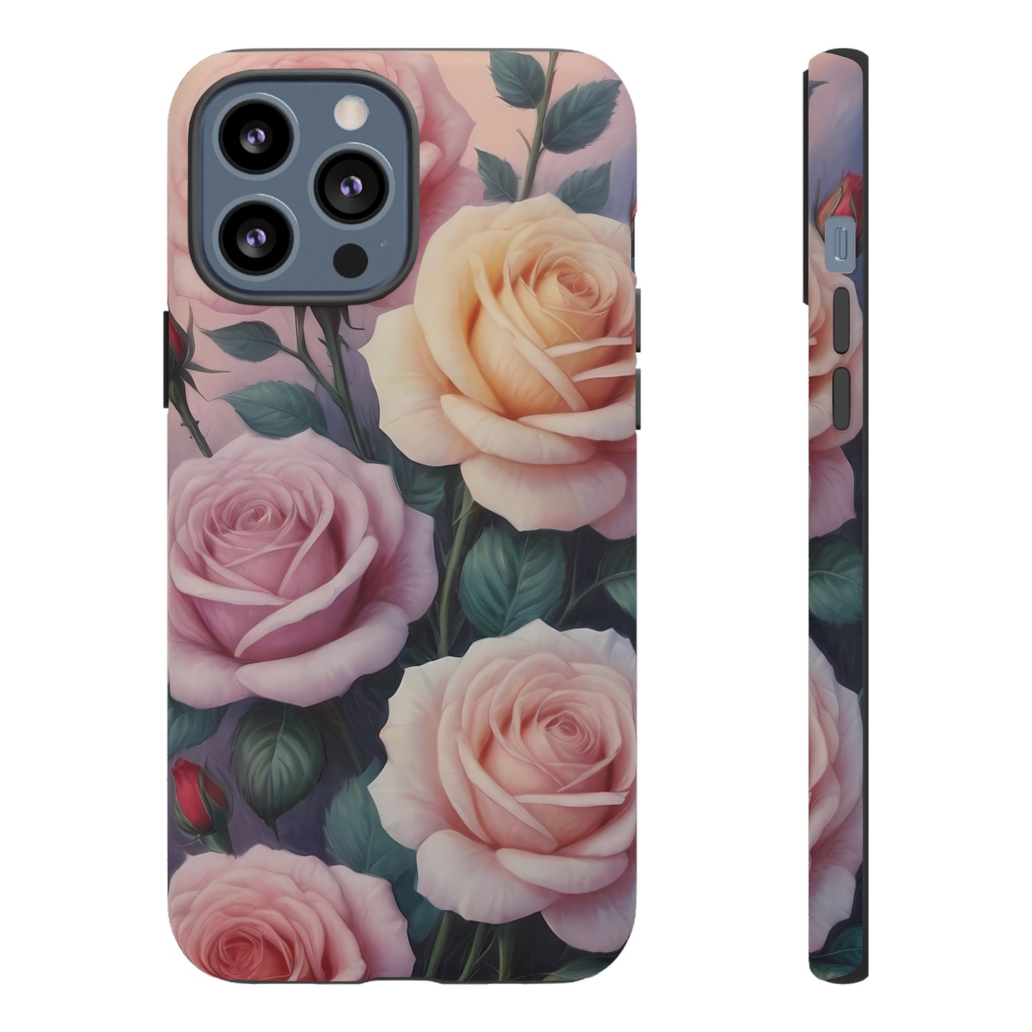 Bloom with Style - Roses Phone Case for iPhone 8–16 Pro Max, Pixel 5–8 Pro, Galaxy S10–S24 Ultra - Designed by Thalia