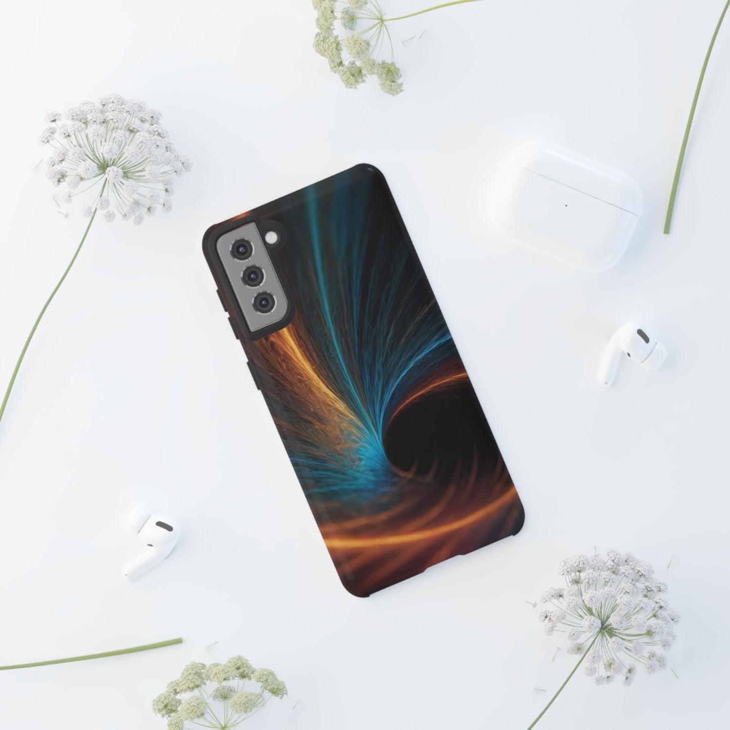 Ethereal Echoes Phone Case for iPhone 8–16 Pro Max, Pixel 5–8 Pro, Galaxy S10–S24 Ultra - Designed by Thalia