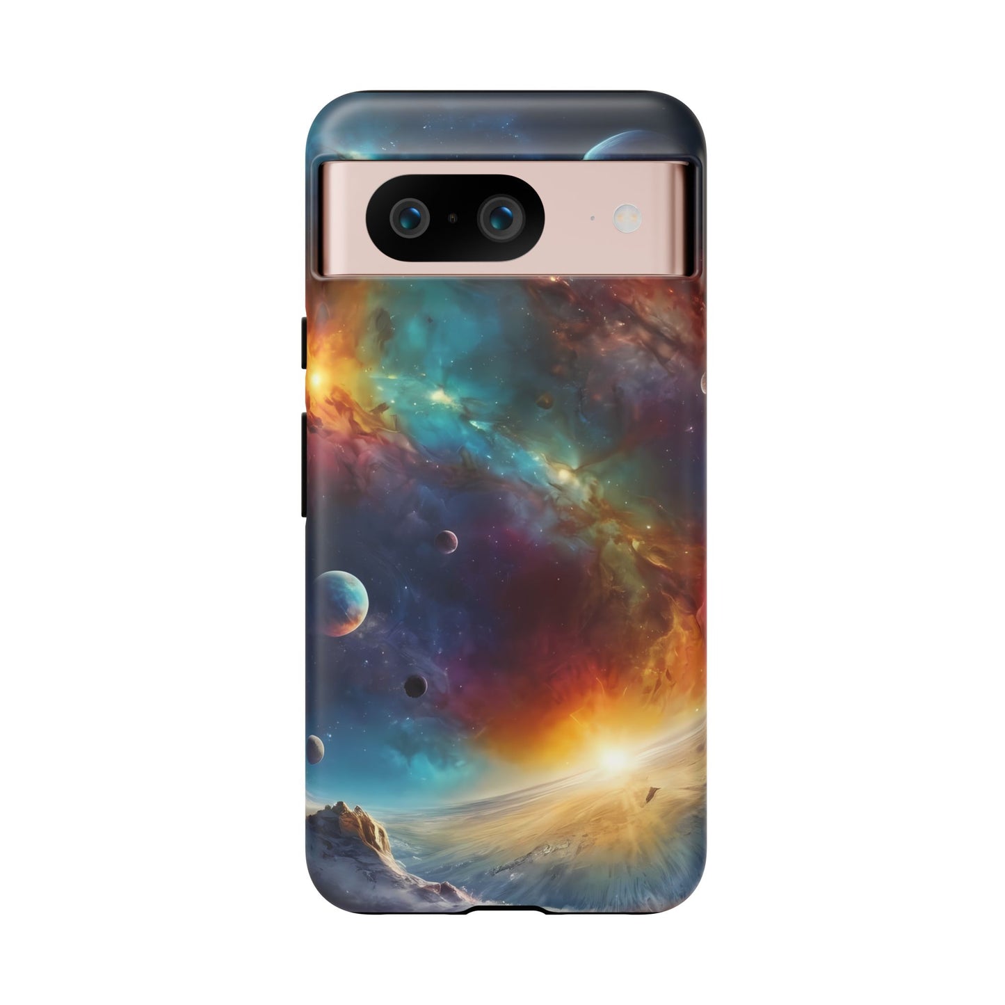 Cosmic Voyage Phone Case for iPhone 8–16 Pro Max, Pixel 5–8 Pro, Galaxy S10–S24 Ultra - Designed by Thalia