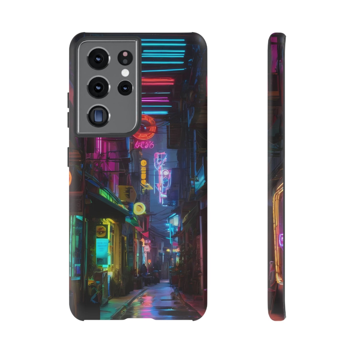 Electric Neon Custom Phone Case for Samsung Galaxy S10–S24 - Designed by Thalia