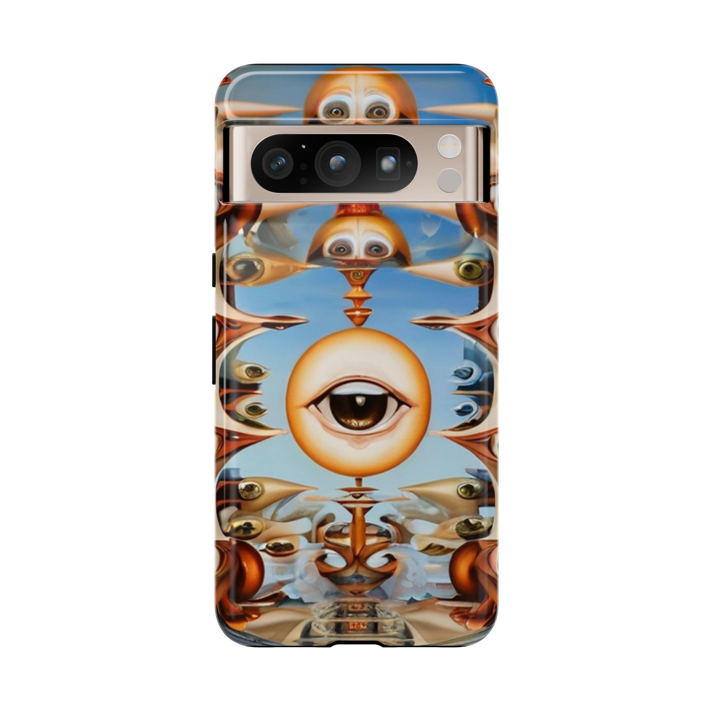 Surreal Suspect Phone Case for iPhone 8–16 Pro Max, Pixel 5–8 Pro, Galaxy S10–S24 Ultra - Designed by Thalia