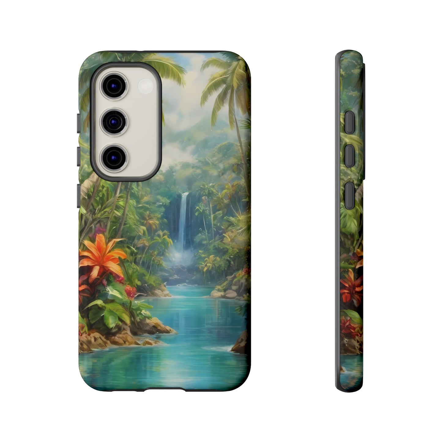 Tropical Paradise Phone Case for iPhone 8–16 Pro Max, Pixel 5–8 Pro, Galaxy S10–S24 Ultra - Designed by Thalia