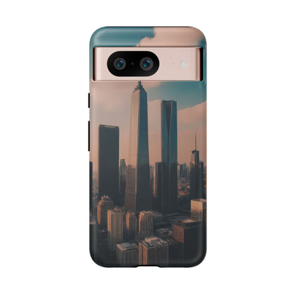 City Skylines Phone Case for Google Pixel 8 Pro, Pixel 8, Pixel 7, Pixel 6 Pro, Pixel 6, Pixel 5 5G - Designed by Thalia