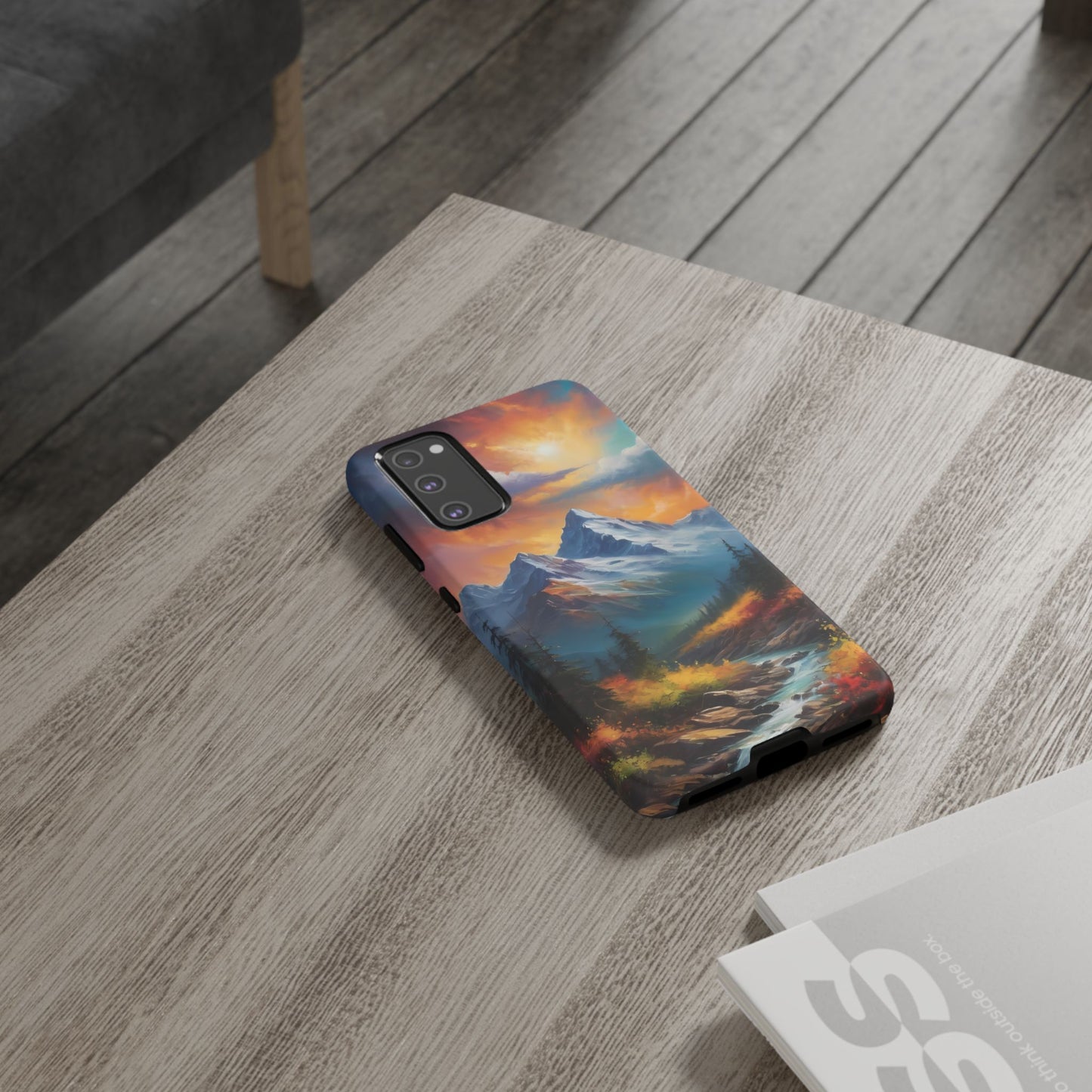 Mystic Mountains Custom Phone Case for Samsung Galaxy S10–S10 Plus, S20–S20 Ultra, S21, S22, S23, S24 Ultra - Designed by Thalia