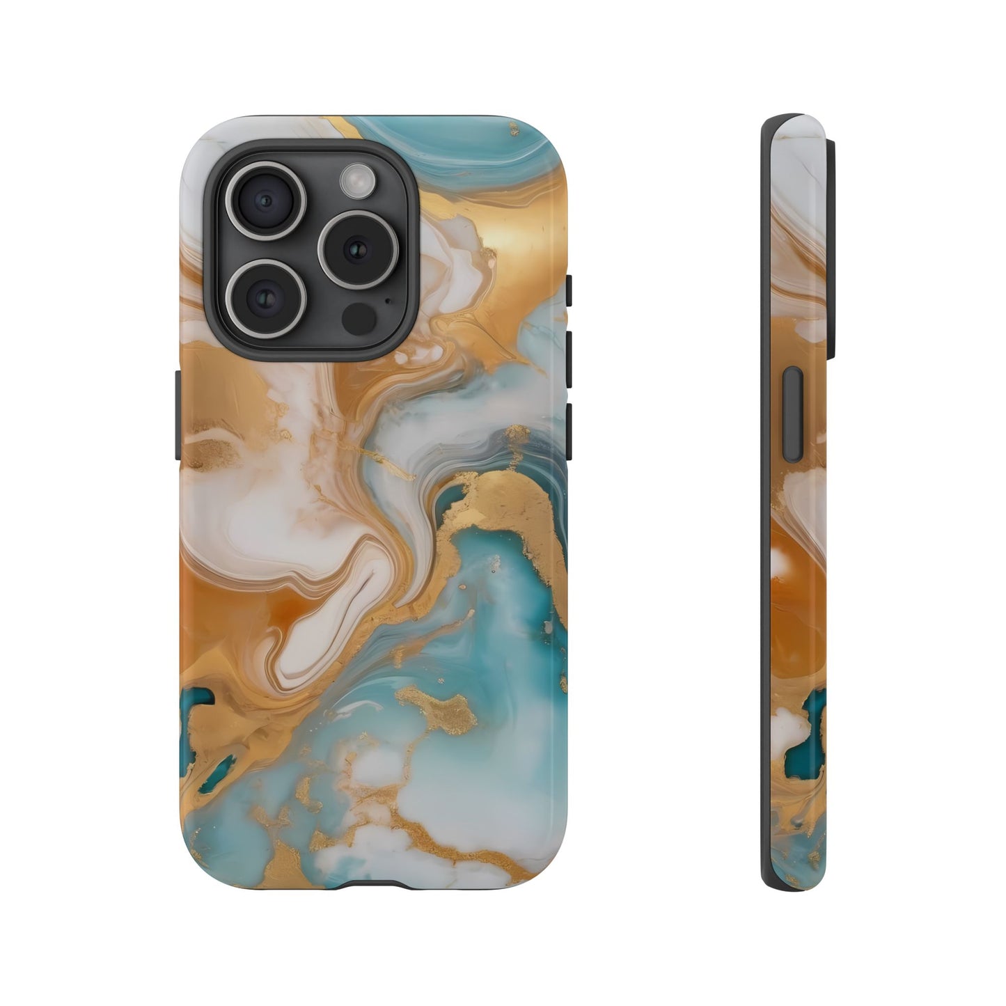 Marble Hues Phone Case for iPhone 8–16 Pro Max, Pixel 5–8 Pro, Galaxy S10–S24 Ultra - Designed by Thalia