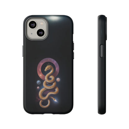 Chinese Zodiac Snake Custom Phone Case for iPhone 8–16 Pro Max, Pixel 5–8 Pro, Galaxy S10–S24 Ultra - Designed by Thalia