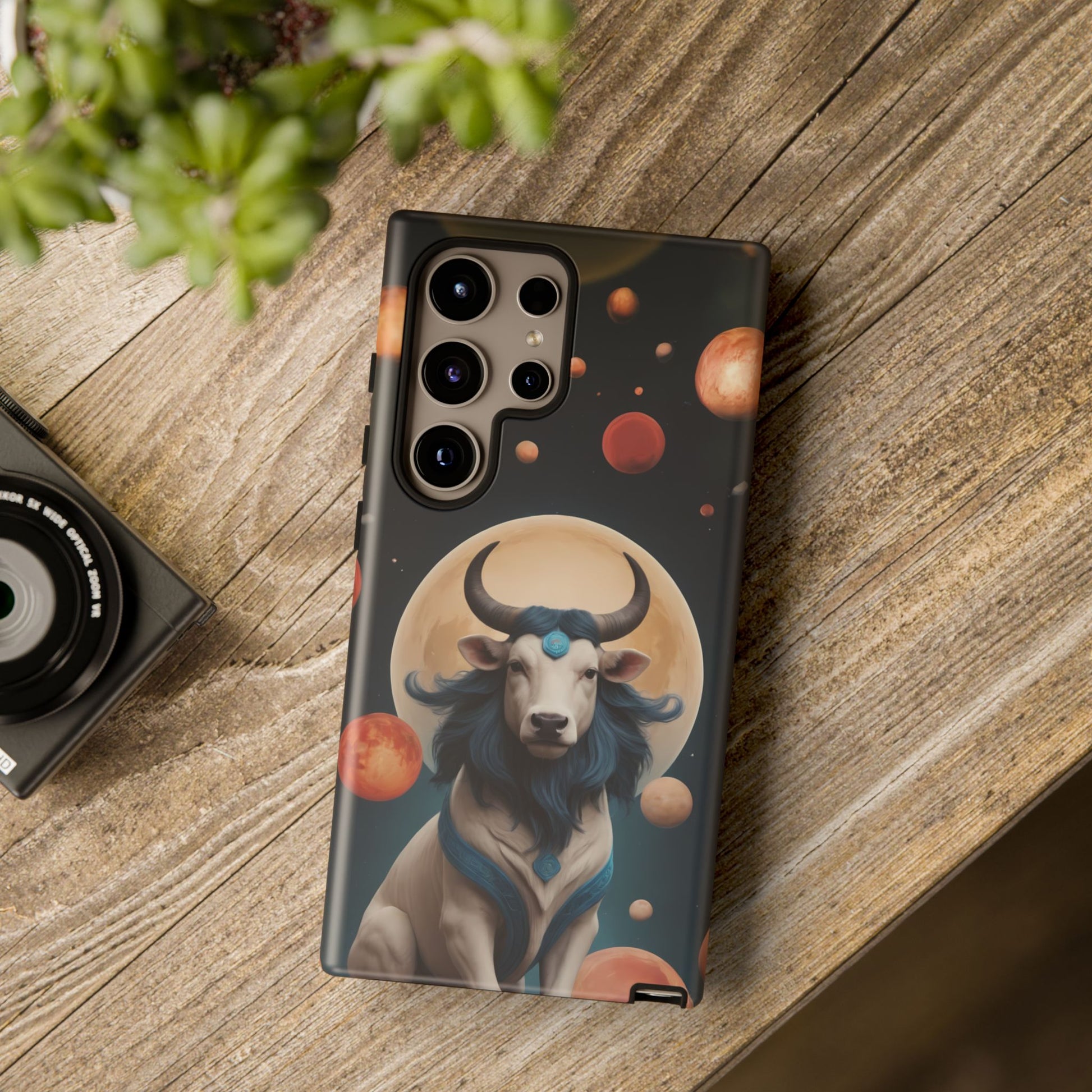 Chinese Zodiac Ox Custom Phone Case for Samsung Galaxy S10–S24 - Designed by Thalia