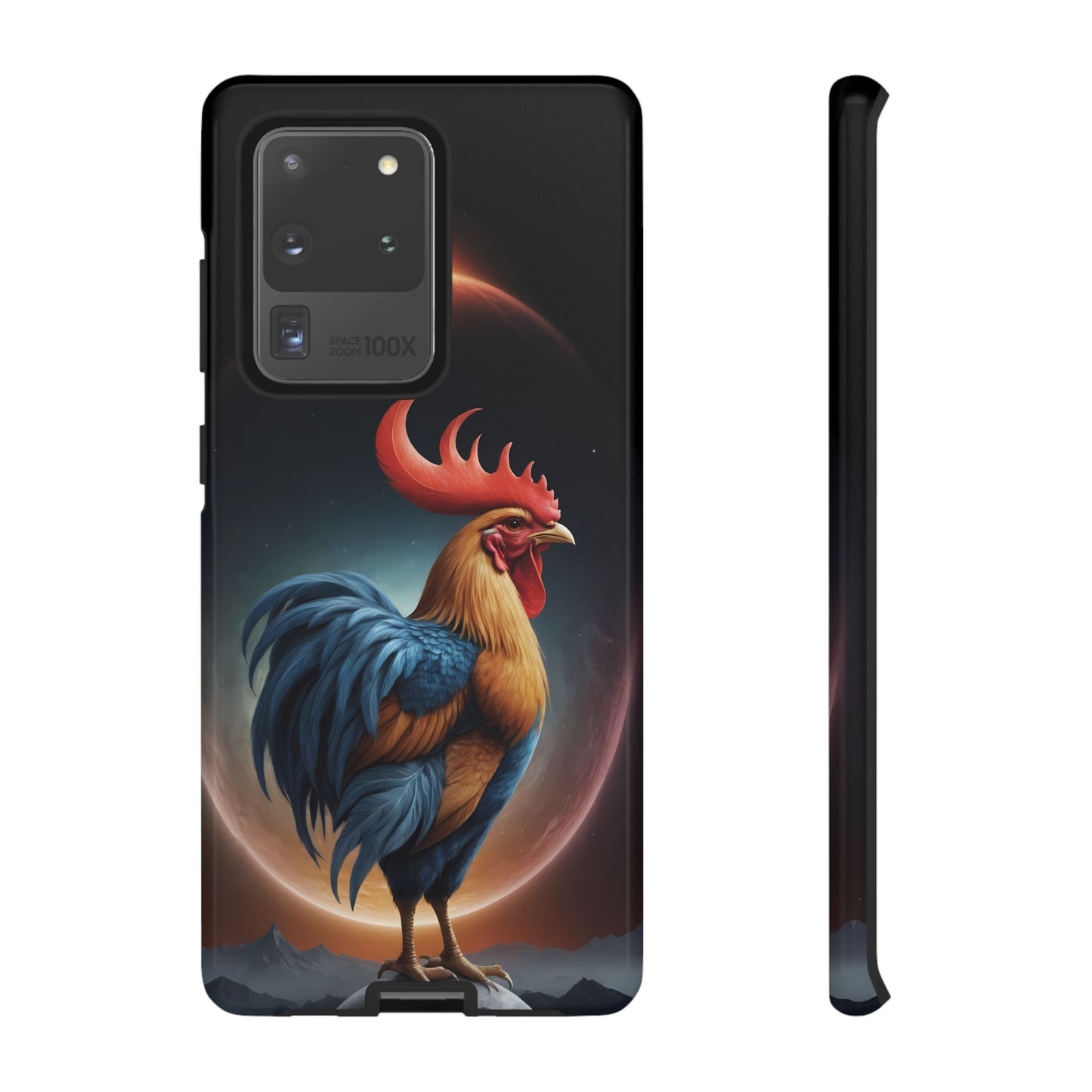 Chinese Zodiac Rooster Custom Phone Case for iPhone 8–16 Pro Max, Pixel 5–8 Pro, Galaxy S10–S24 Ultra - Designed by Thalia