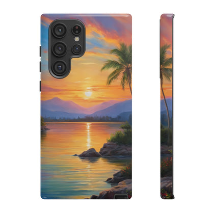 Sunset Serenade Phone Case for iPhone 8–16 Pro Max, Pixel 5–8 Pro, Galaxy S10–S24 Ultra - Designed by Thalia