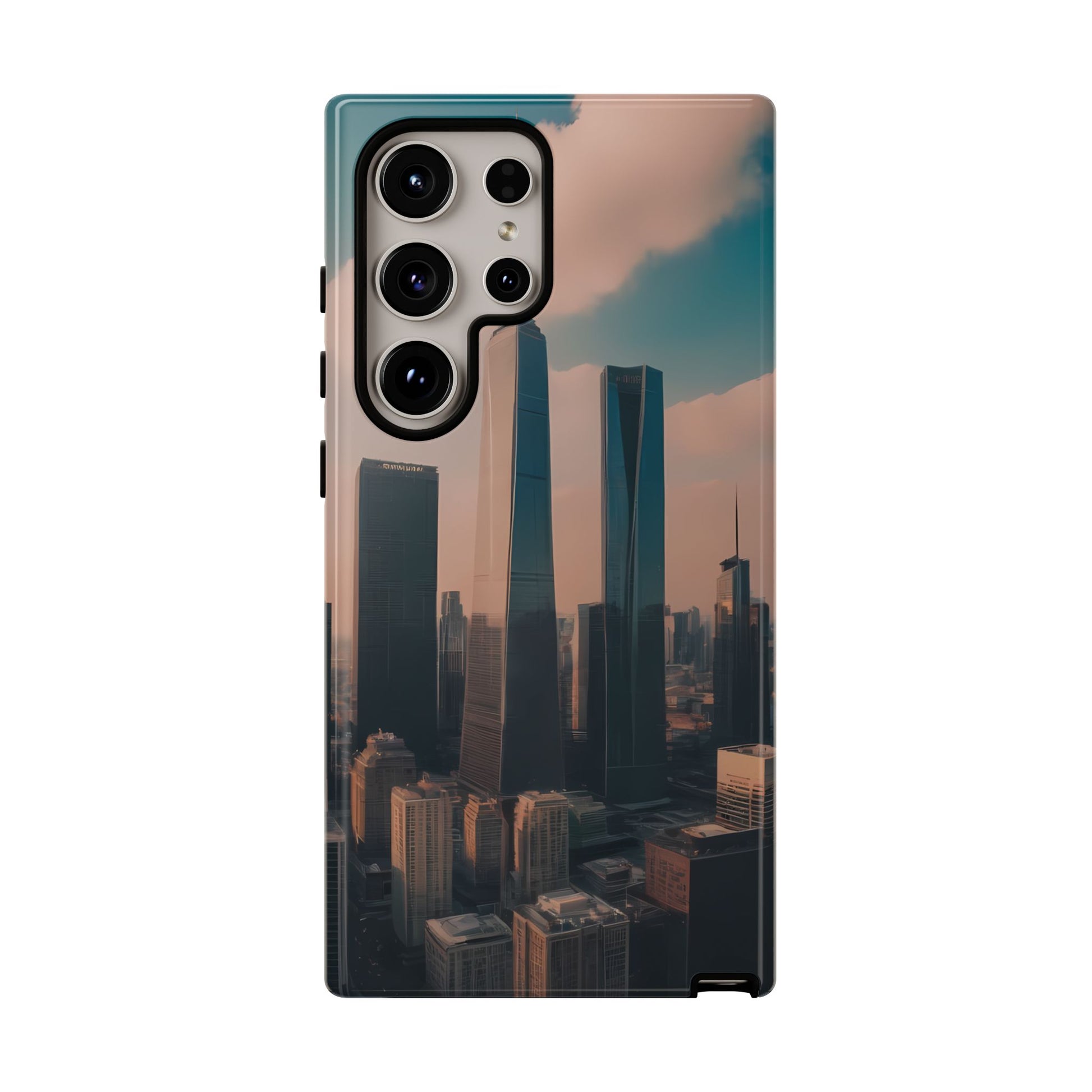 City Skylines Custom Phone Case for Samsung Galaxy S10–S10 Plus, S20–S20 Ultra, S21, S22, S23, S24 Ultra - Designed by Thalia