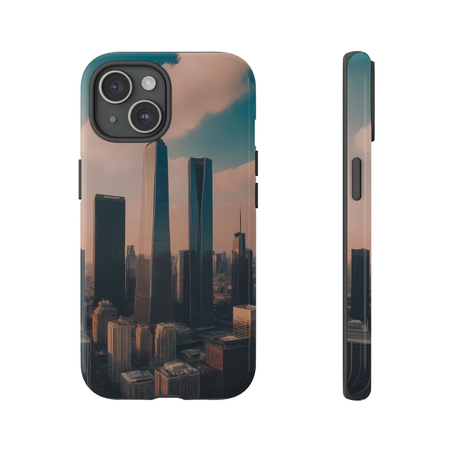 City Skylines Phone Case for iPhone 8–16 Pro Max, iPhone 8 Plus–13 Mini, iPhone XS–XS Max, iPhone 11–14 Pro Max - Designed by Thalia