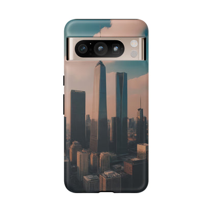 City Skylines Phone Case for Google Pixel 8 Pro, Pixel 8, Pixel 7, Pixel 6 Pro, Pixel 6, Pixel 5 5G - Designed by Thalia