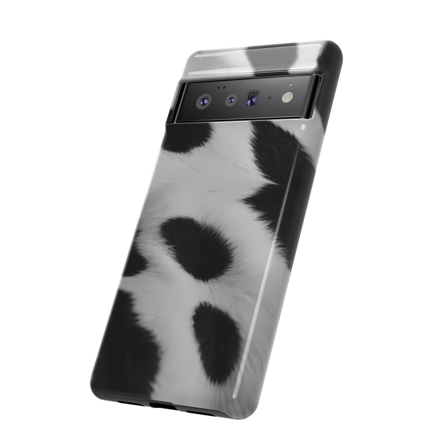 Chic Bovine Elegance Phone Case for iPhone 8–16 Pro Max, Pixel 5–8 Pro, Galaxy S10–S24 Ultra - Designed by Thalia