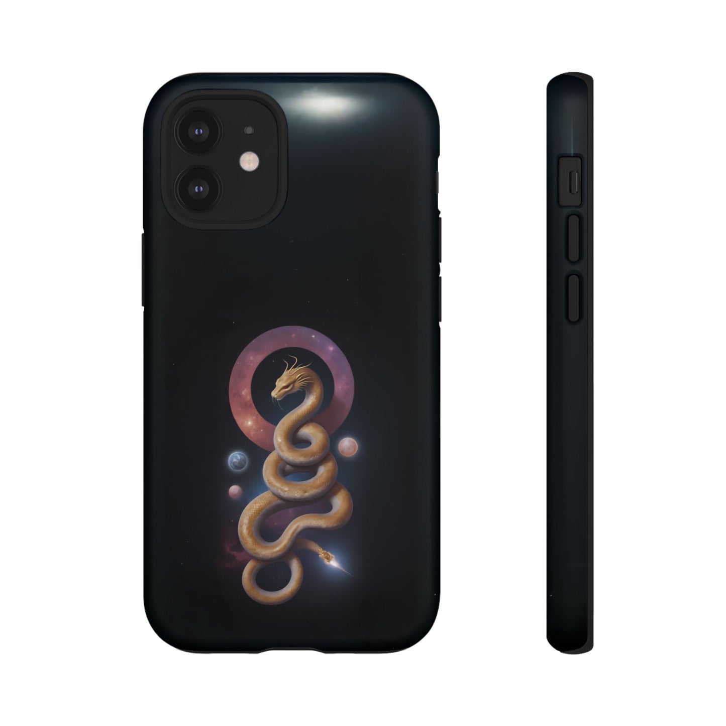 Chinese Zodiac Snake Custom Phone Case for iPhone 8–16 Pro Max, Pixel 5–8 Pro, Galaxy S10–S24 Ultra - Designed by Thalia