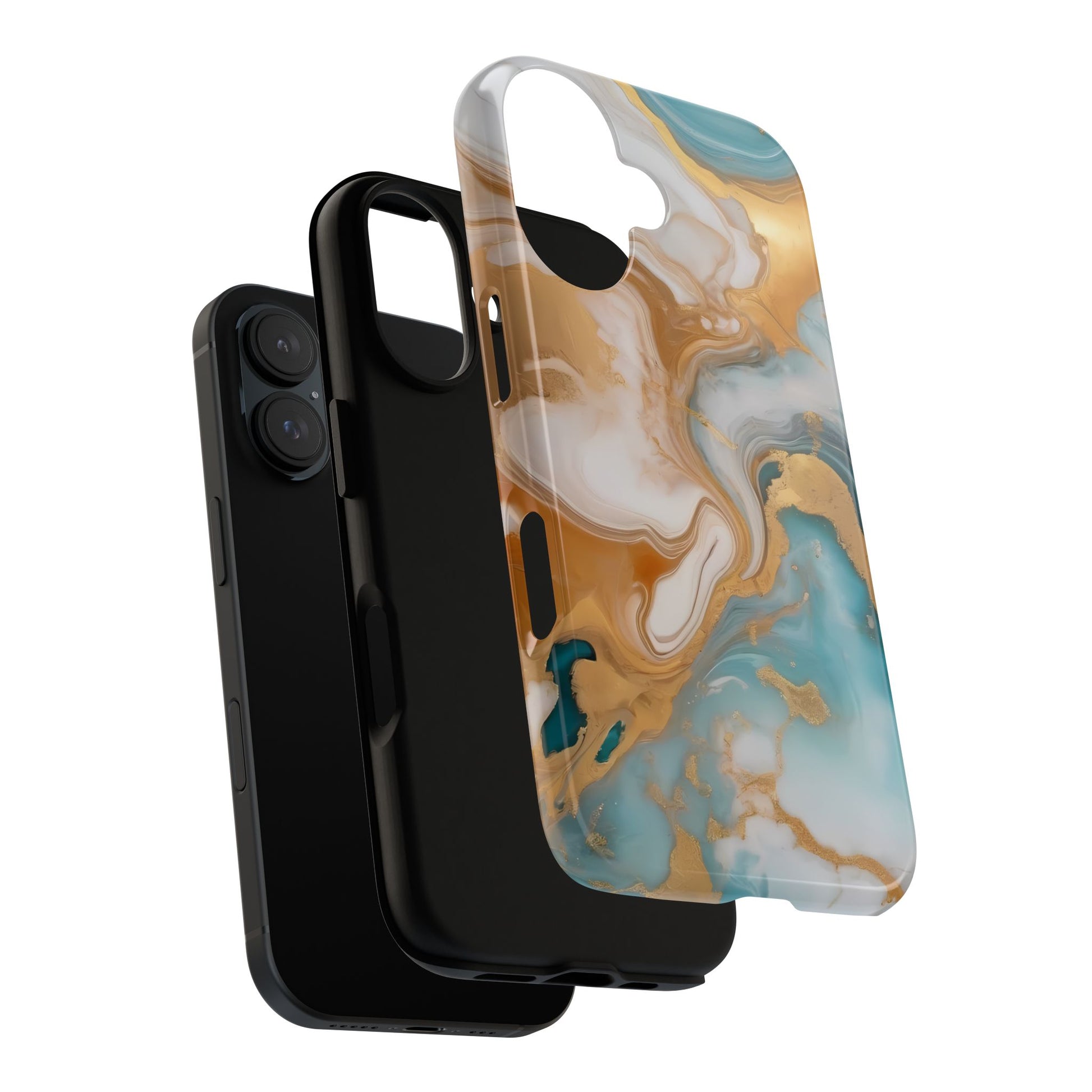 Marble Hues Phone Case for iPhone 8–16 Pro Max, Pixel 5–8 Pro, Galaxy S10–S24 Ultra - Designed by Thalia