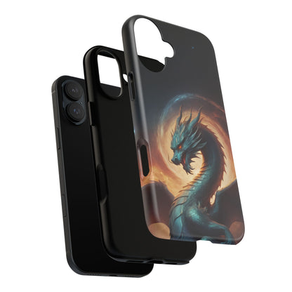 Chinese Zodiac Dragon Phone Case for iPhone 8–16 Pro Max, Pixel 5–8 Pro, Galaxy S10–S24 Ultra - Designed by Thalia