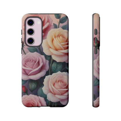 Bloom with Style - Roses Phone Case for iPhone 8–16 Pro Max, Pixel 5–8 Pro, Galaxy S10–S24 Ultra - Designed by Thalia