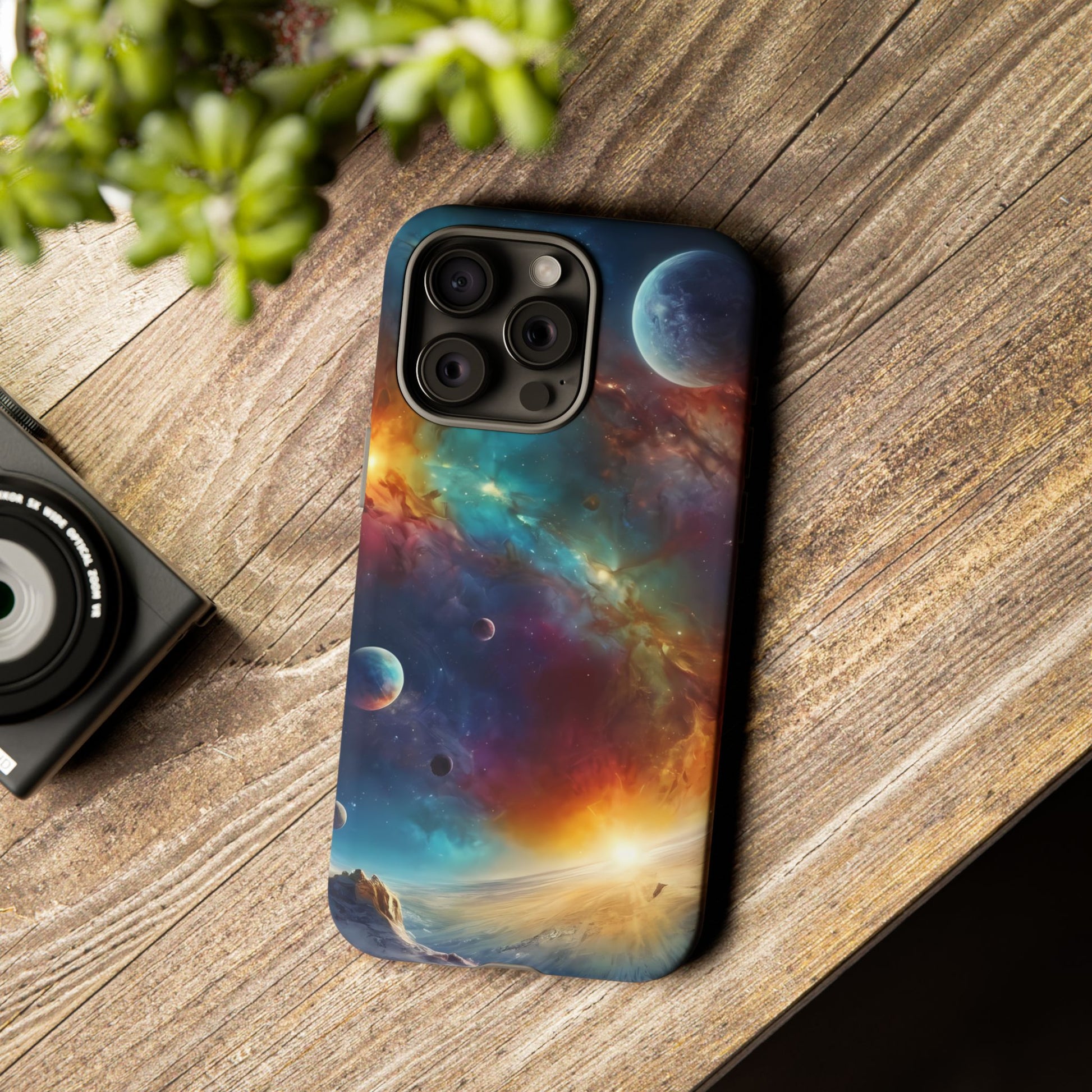 Cosmic Voyage Phone Case for iPhone 8–16 Pro Max, Pixel 5–8 Pro, Galaxy S10–S24 Ultra - Designed by Thalia