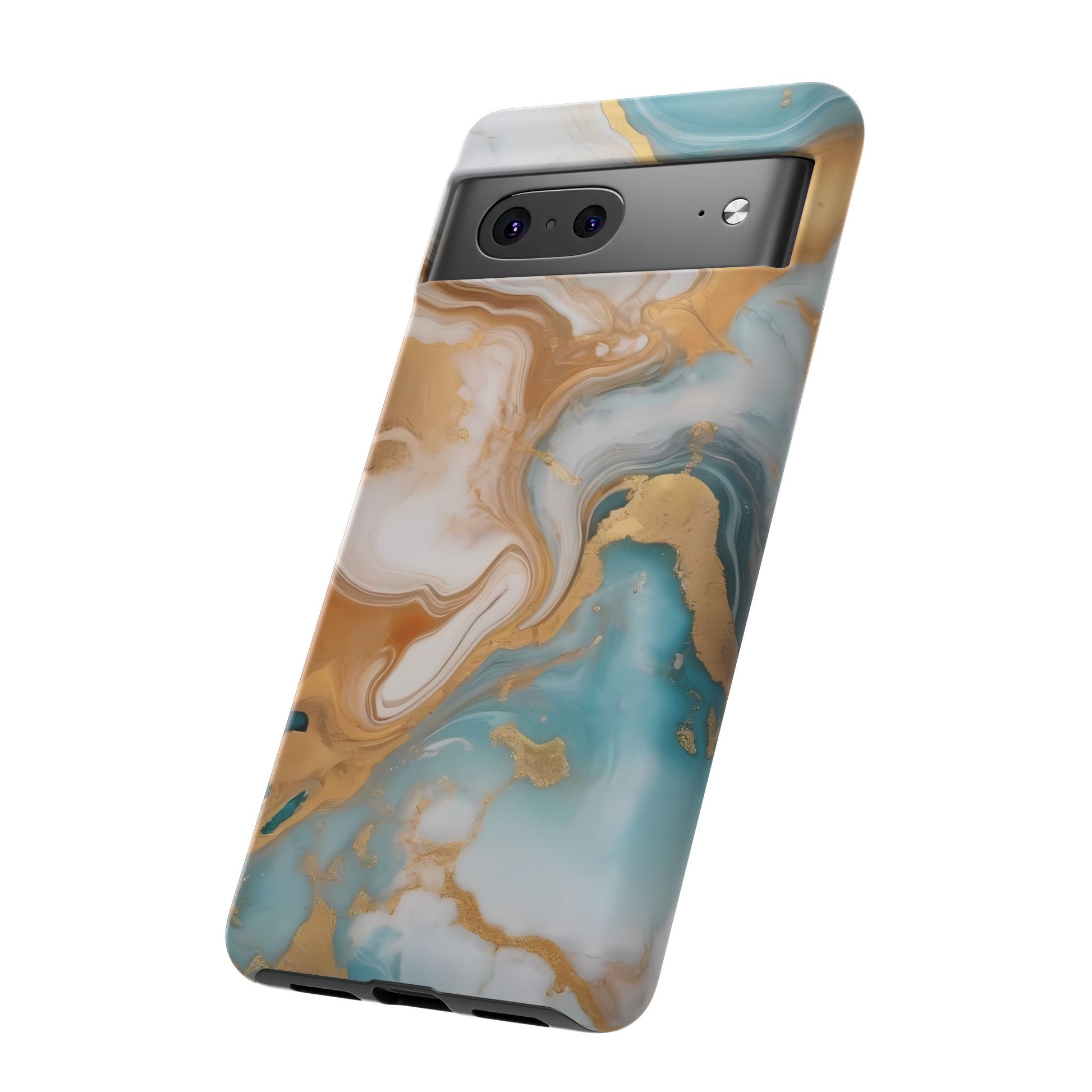 Marble Hues Phone Case for iPhone 8–16 Pro Max, Pixel 5–8 Pro, Galaxy S10–S24 Ultra - Designed by Thalia