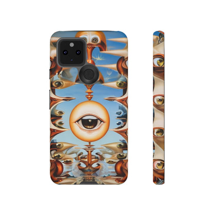 Surreal Suspect Phone Case for iPhone 8–16 Pro Max, Pixel 5–8 Pro, Galaxy S10–S24 Ultra - Designed by Thalia