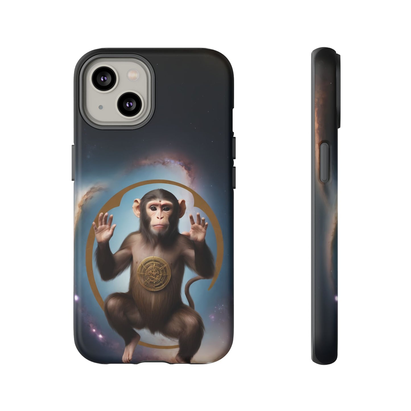 Chinese Zodiac Monkey Phone Case for iPhone 8–16 Pro Max, iPhone 8 Plus–13 Mini, iPhone XS–XS Max, iPhone 11–14 Pro Max - Designed by Thalia