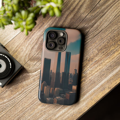 City Skylines Phone Case for iPhone 8–16 Pro Max, iPhone 8 Plus–13 Mini, iPhone XS–XS Max, iPhone 11–14 Pro Max - Designed by Thalia