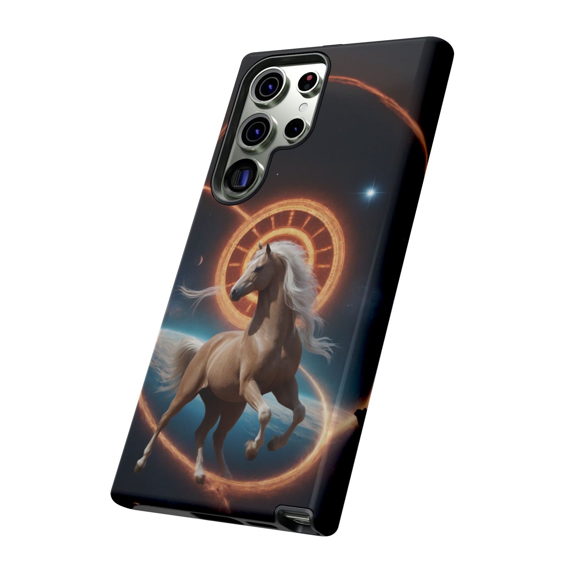 Chinese Zodiac Horse Custom Phone Case for iPhone 8–16 Pro Max, Pixel 5–8 Pro, Galaxy S10–S24 Ultra - Designed by Thalia