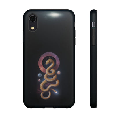 Chinese Zodiac Snake Custom Phone Case for iPhone 8–16 Pro Max, Pixel 5–8 Pro, Galaxy S10–S24 Ultra - Designed by Thalia