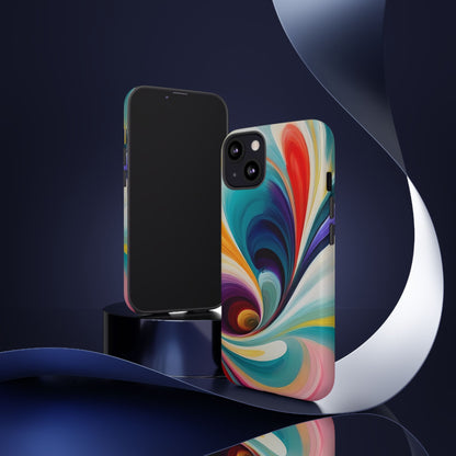 Abstract Elegance Phone Case for iPhone 8–16 Pro Max, Pixel 5–8 Pro, Galaxy S10–S24 Ultra - Designed by Thalia