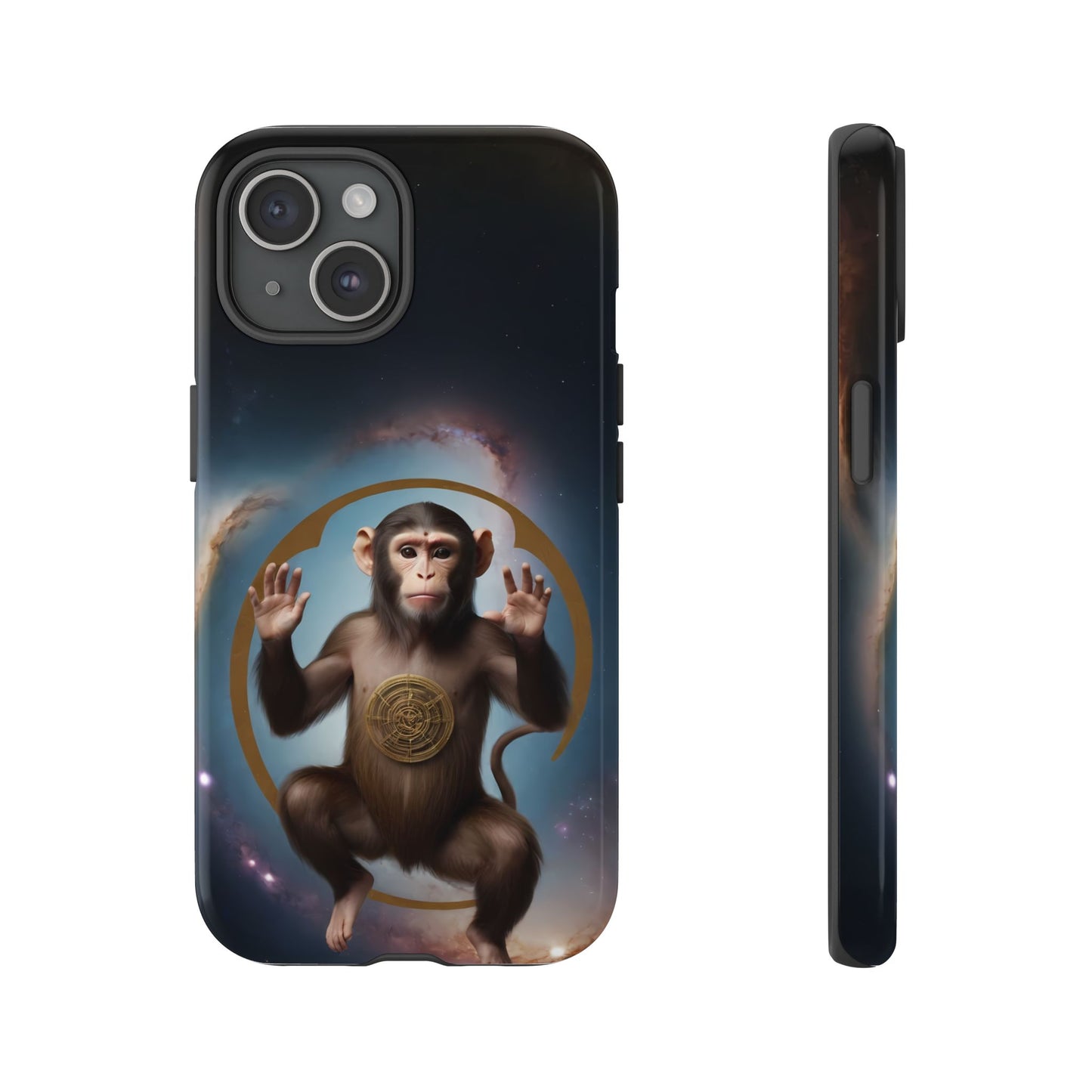 Chinese Zodiac Monkey Phone Case for iPhone 8–16 Pro Max, iPhone 8 Plus–13 Mini, iPhone XS–XS Max, iPhone 11–14 Pro Max - Designed by Thalia